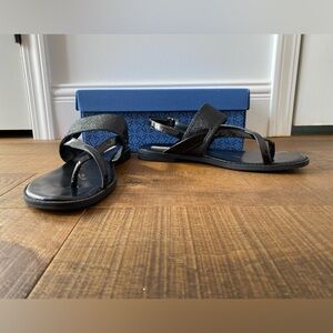 Simply Vera Vera Wang Black Sandals Size 8.5